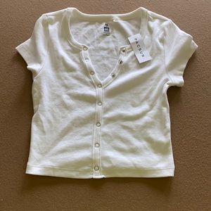 Pac sun short sleeve white tee